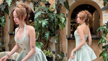 Khác hẳn hình ảnh nóng bỏng thường thấy, DJ Quỳnh Như ngọt ngào 'lụi tim'