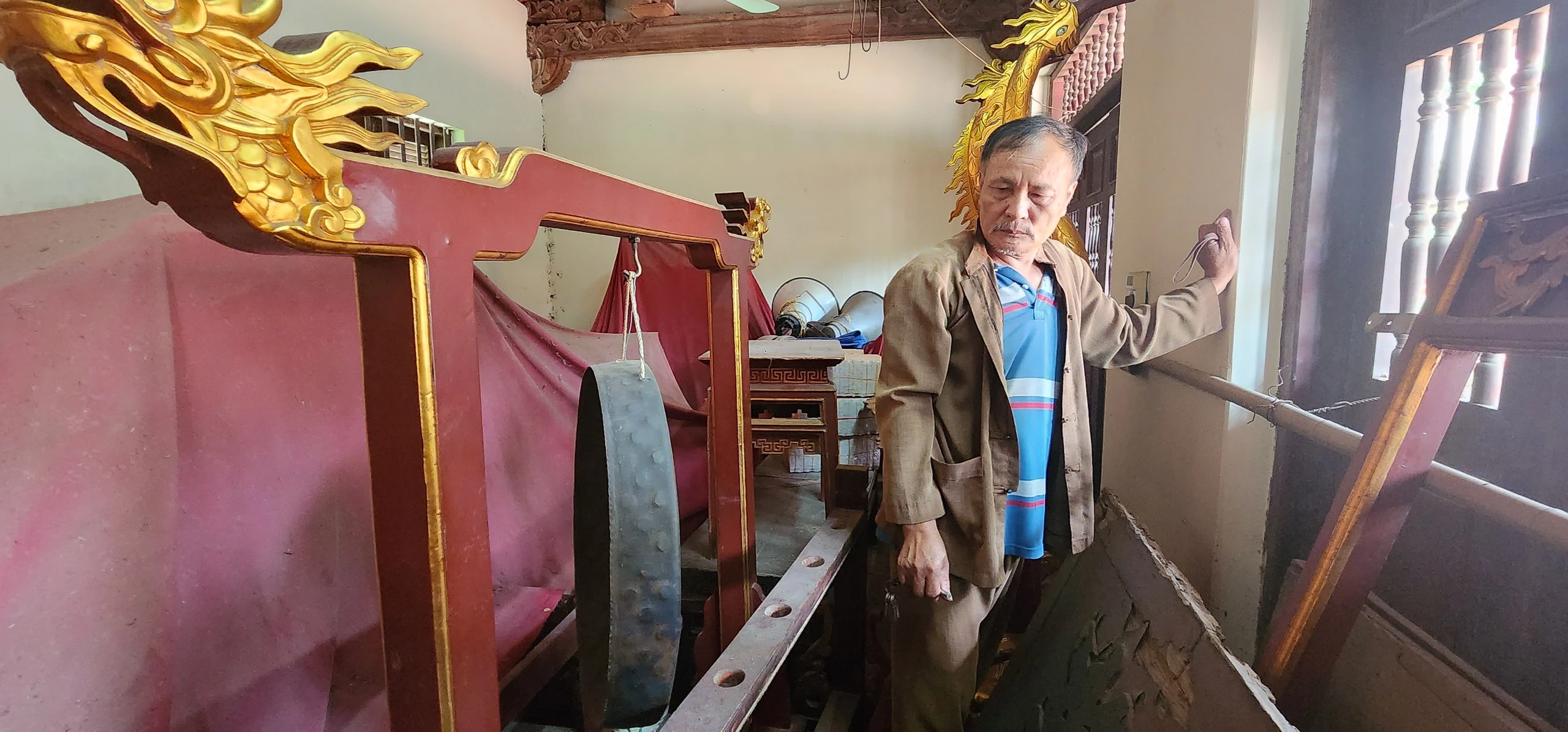 Di tích lịch sử quốc gia miếu Mạch Lũng xuống cấp trầm trọng 