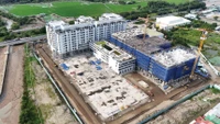 Dự án nhà ở xã hội cho công nhân thuê tại TP. Thủ Đức. Ảnh: Trọng Tín.