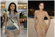 Á hậu Thu Ngân đẹp ngọt ngào ở Miss Intercontinental