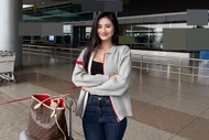 Hoa hậu Ý Nhi trở lại Úc tiếp tục du học
