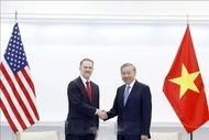 Tổng Bí thư Tô Lâm tiếp Trưởng đại diện Thương mại Hoa Kỳ Jamieson Greer