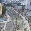 Vành đai 1 tháo dỡ rào chắn trước ngày thông xe kỹ thuật 2/9