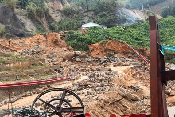 Lào Cai: Mưa lớn gây thiệt hại tại nhà máy thủy điện Nậm Lúc