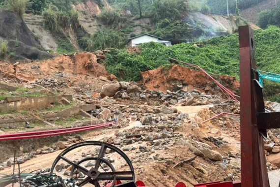 Lào Cai: Mưa lớn gây thiệt hại tại nhà máy thủy điện Nậm Lúc