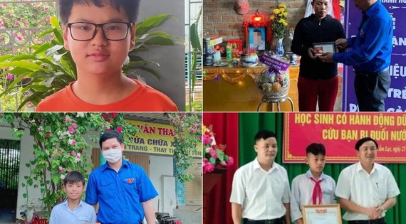 Những “anh hùng nhí” dũng cảm cứu người năm 2022 