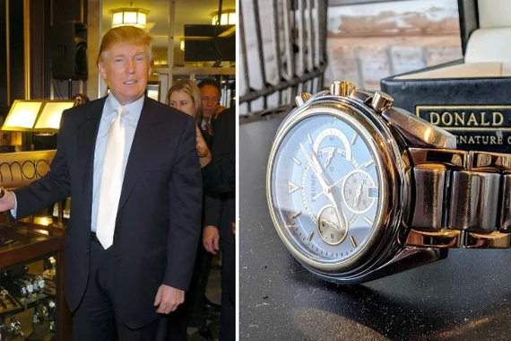 Donald Trump bán đồng hồ vàng 100.000 USD