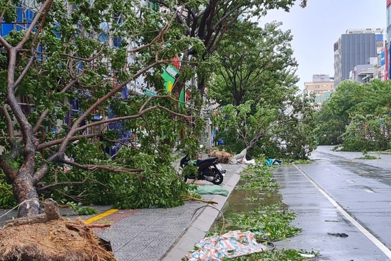 Cận cảnh TP Đà Nẵng khi siêu bão Noru quét qua