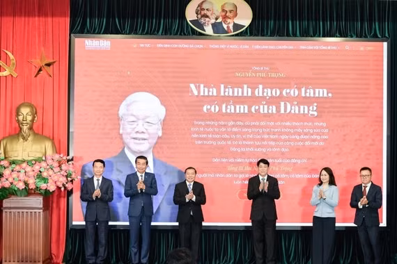 Khai trương Trang thông tin đặc biệt 'Tổng Bí thư Nguyễn Phú Trọng - Nhà lãnh đạo có tâm, có tầm của Đảng'