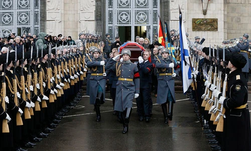 Ảnh toàn cảnh lễ viếng đại sứ Nga bị ám sát