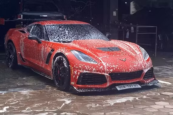Chevrolet Corvette C7 độ ZR1 đầu tiên "định cư" tại Hà Nam