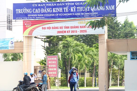 Trường Cao đẳng Kinh tế - Kỹ thuật tỉnh Quảng Nam.