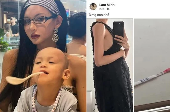 Xôn xao thông tin Lâm Minh mang bầu lần hai