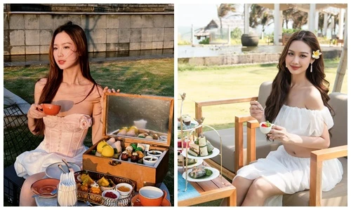 “Hoa hậu cao nhất Vbiz” Bảo Ngọc nghỉ dưỡng sang chảnh