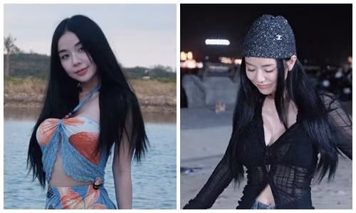 Vợ cũ Hoài Lâm gây chú ý khi diện đồ gợi cảm 