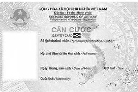 Mẫu thẻ căn cước, giấy chứng nhận căn cước được cấp từ ngày 1/7