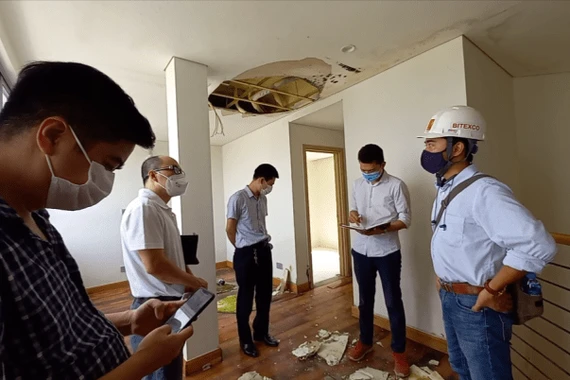 Biệt thự triệu đô The Manor Central Park thủng trần, bì bõm nước: Bitexco nói gì?