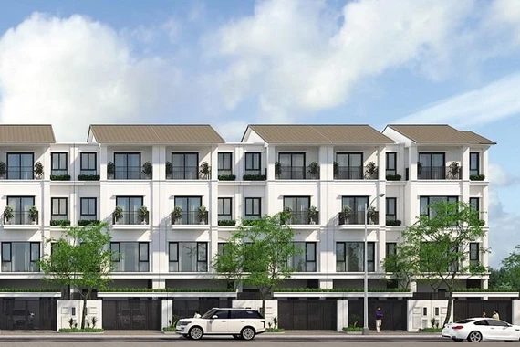 Nhà phố liền kề đẹp hút mắt, sống sang trong không gian mở