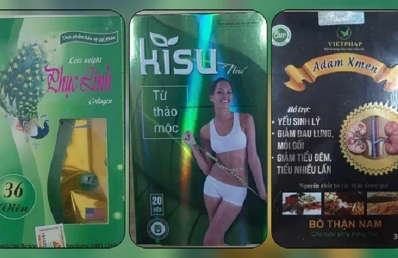 Cảnh báo loạt sản phẩm giảm cân, tráng dương chứa chất cấm nguy hại