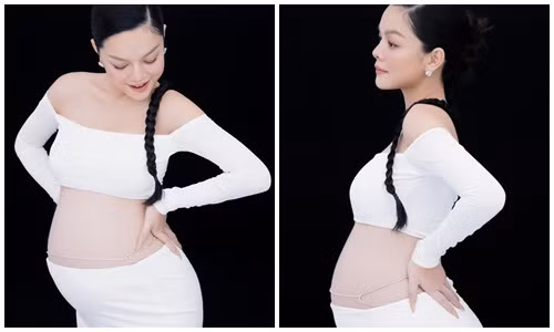 Sau khi công khai, Phạm Quỳnh Anh liên tục khoe ảnh bầu bí gợi cảm