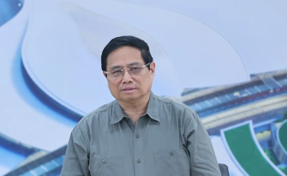 Thủ tướng kiểm tra công trường sân bay Long Thành