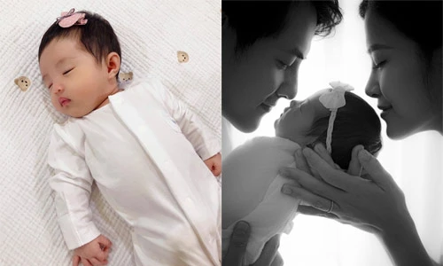 Con gái Đông Nhi – Ông Cao Thắng lộ mặt xinh như thiên thần