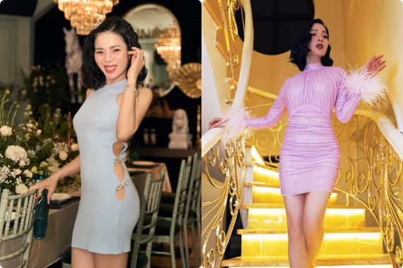 Lệ Quyên chăm mặc váy ôm sát khoe body từ khi yêu tình trẻ