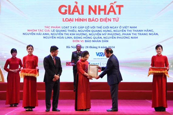 Trao Giải báo chí vì sự nghiệp Văn hóa Thể thao và Du lịch lần 2