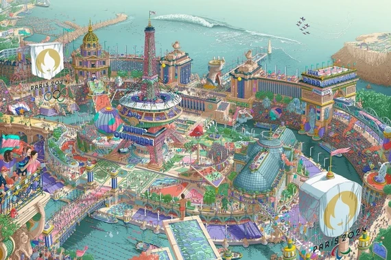 Ra mắt poster chính thức của Thế vận hội Olympic và Paralympic 2024