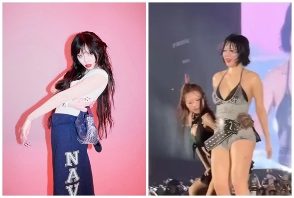 Nữ ca sĩ HyunA gặp sự cố trên sân khấu và xin lỗi khán giả