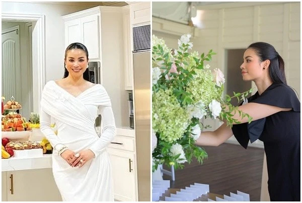 Phạm Hương khoe cuộc sống bình yên ở trời Tây