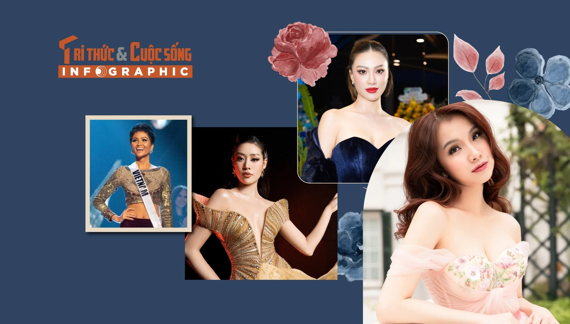 [INFOGRAPHIC] Nhiều mỹ nhân Việt ghi dấu ấn ở Miss Universe 