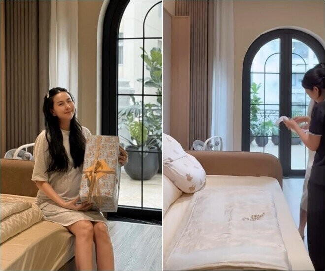 Khi đón bé Panda, MC Mai Ngọc chia tay căn hộ chung cư nhỏ xinh để chuyển về nhà mới. Nhà mới của Mai Ngọc có không gian thoáng đãng, thiết kế sang trọng. Ảnh: FBNV