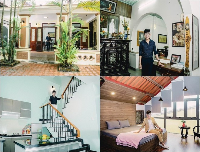 Bên cạnh đó, Long Nhật còn sở hữu một biệt thự bề thế tại Huế. Ảnh: FBNV >>> Mời độc giả xem video: Nhà 25m2 - cơ hội cho nhiều người. Nguồn: VTV24