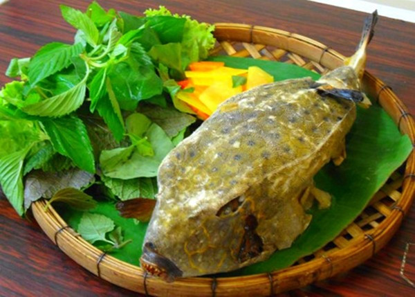 Thịt cá trắng muốt, săn chắc, vị ngọt thanh, ngậy béo, không tanh. Đặc biệt, phần thịt có độ dai tự nhiên khiến nhiều người ví von là "gà nước mặn". Ảnh: Chợ sạch Sài Gòn