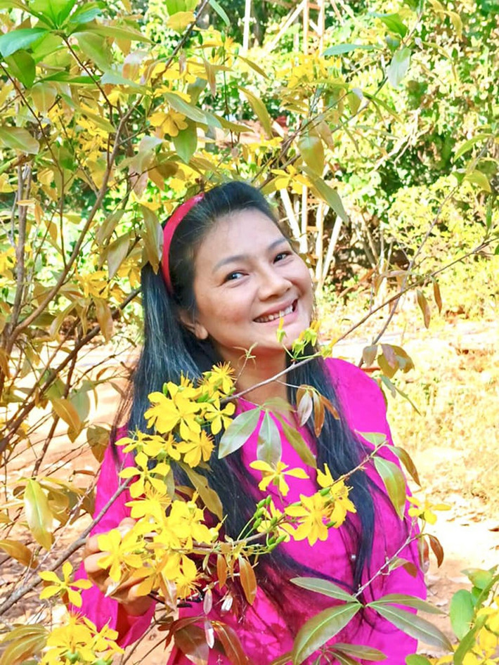 Diễn viên Kiều Trinh từng được mệnh danh là "nữ hoàng cảnh nóng". Nhiều năm qua, Kiều Trinh rời TP HCM chuyển về Đồng Nai (trước đây là Bình Phước) sống cùng gia đình. Ảnh: FB Nguyễn Kiều Trinh