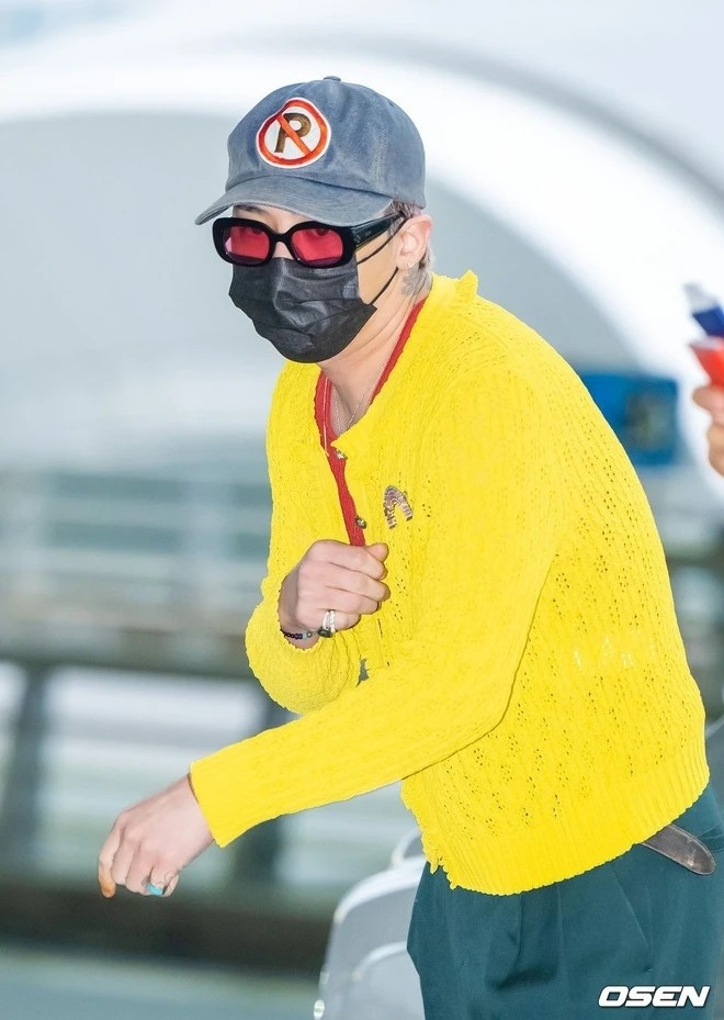 Tối 20/6, G-Dragon đã đến Hà Nội chuẩn bị cho đêm nhạc K-Star Spark In Vietnam - Mega Concert 2025 diễn ra tối 21/6 tại Sân vận động Mỹ Đình. Ảnh: Osen