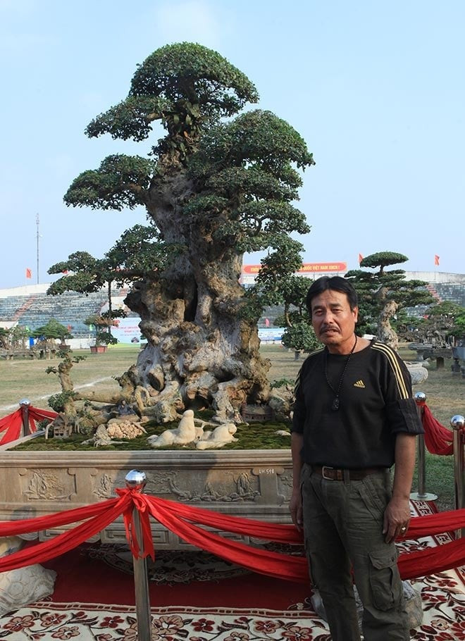 Không chỉ mất khá nhiều công chăm sóc, tạo thế bonsai, cây duối còn quý hiếm bởi có tuổi đời ngót nghét 1.000 năm. Ảnh: Dân Việt