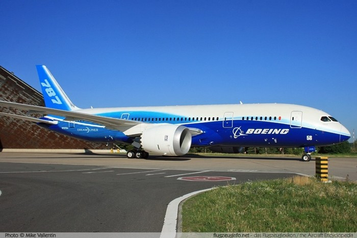 Từ khi ra mắt năm 2011, Boeing 787-8 Dreamliner là dòng máy bay thương mại được nhiều hãng hàng không lớn trên thế giới ưa chuộng. Ảnh: Flugzeuginfo