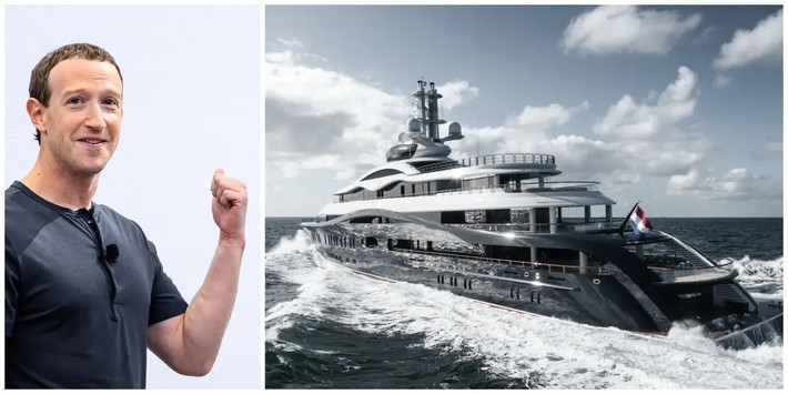 Dịp sinh nhật lần thứ 40, Zuckerberg được cho là đã tậu một siêu du thuyền dài 88 mét, trị giá khoảng 300 triệu USD. Ảnh: BI