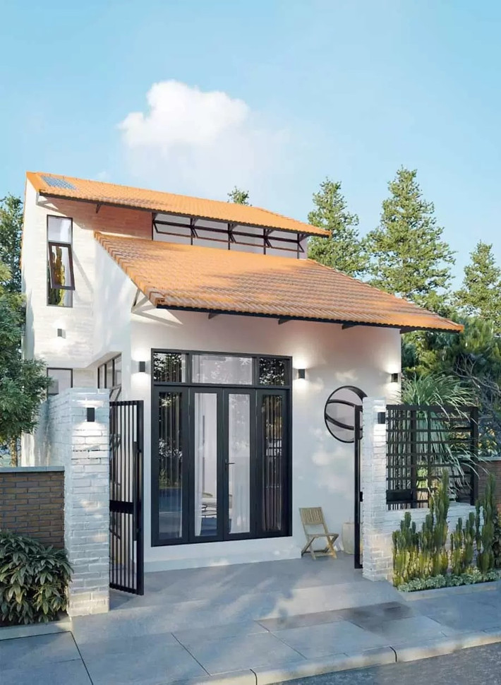 Nhà cấp 4 gác lửng được ưa chuộng nhờ giúp tăng diện tích sử dụng, tạo không gian riêng tư cho các thành viên trong gia đình. Ảnh: Vinhtuong
