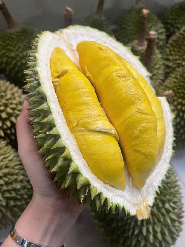 Nhiều người từng phải mua sầu riêng Musang King đông lạnh với giá 1,6 - 1,8 triệu đồng/kg. Ảnh: Facebook