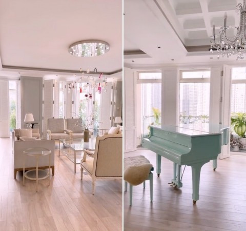 Penthouse của CEO Hannah Olala tọa lạc ở TP HCM với tổng cộng 4 tầng rưỡi. Ảnh: TikTok @Hannaholala