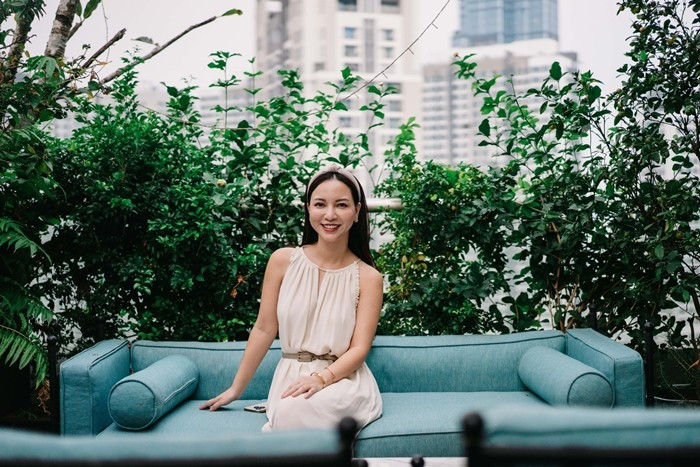 CEO Hannah Olala (Hannah Nguyễn) là một trong những beauty blogger nổi tiếng nhất nhì tại Việt Nam. Sau nhiều năm lập nghiệp, vợ chồng Hannah Olala sở hữu khối gia sản khủng và hiện sống tại căn penthouse rộng 600m2. Ảnh: TikTok @Hannaholala
