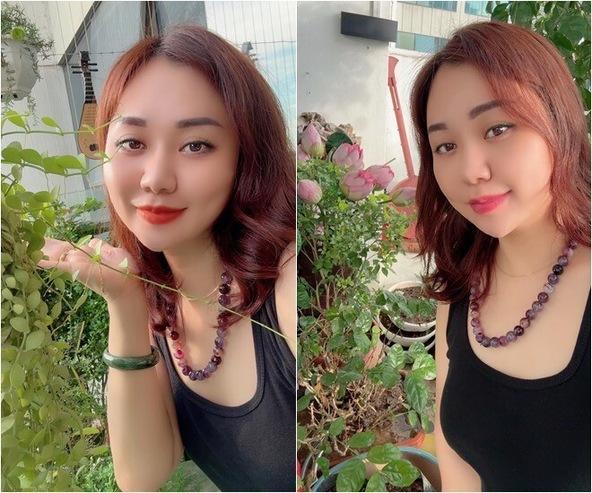 Mới đây, Minh Nguyệt - bà xã NSND Tự Long chia sẻ góc vườn ban công xanh mướt và hương hoa dịu nhẹ thu hút sự chú ý của khán giả. Ảnh: FBNV