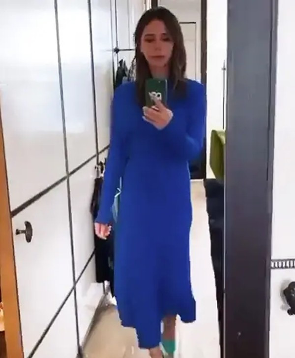 Tủ quần áo rộng lớn của nhà thiết kế thời trang Victoria Beckham. Ảnh: Victoriabeckham/Instagram