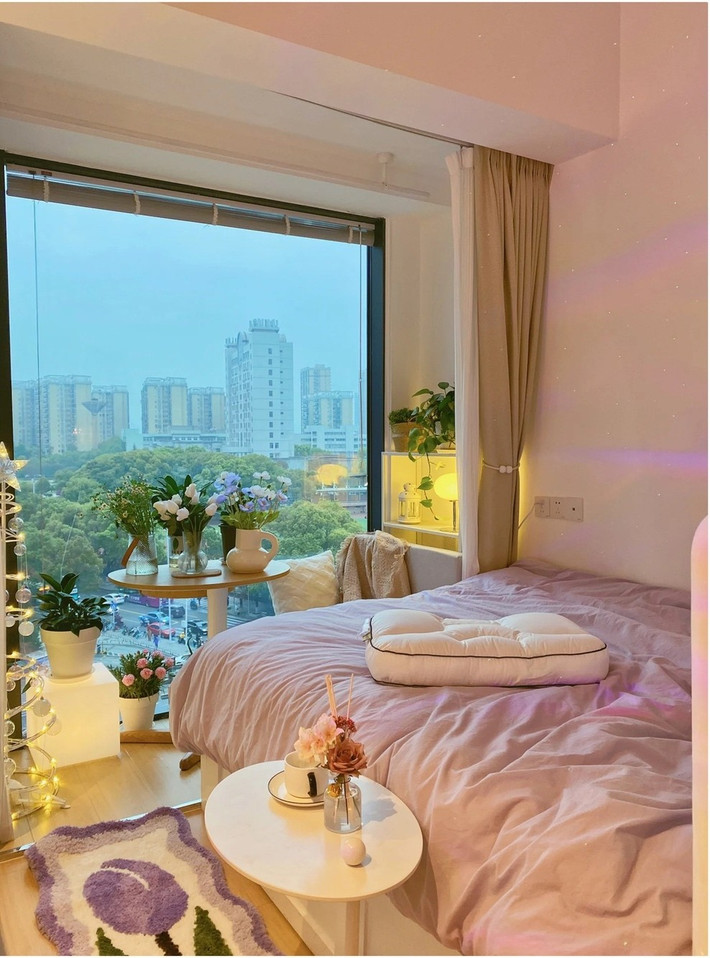 Dù không tráng lệ, nguy nga nhưng căn hộ là tổ ấm thư thái mỗi khi Tiểu Vân trở về nhà sau một ngày làm việc. Ảnh: Sohu >>> Mời độc giả xem video: Nhà 25m2 - cơ hội cho nhiều người. Nguồn: VTV24