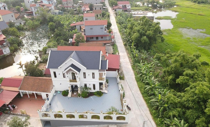 Biệt thự bề thế nhìn từ trên cao. Ảnh: Văn Chương/VTC News