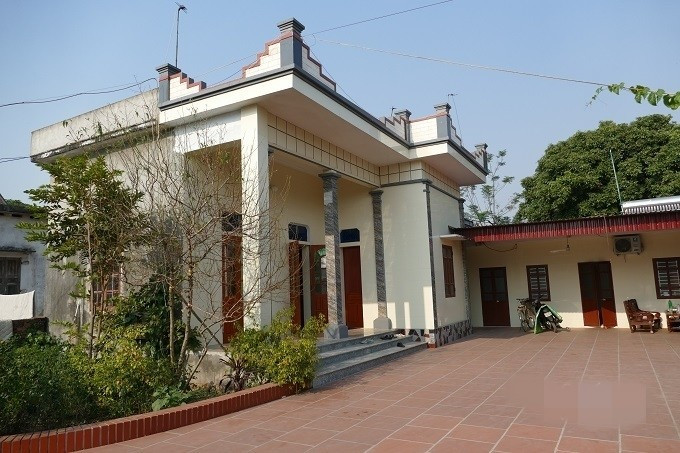 Đoàn Văn Hậu còn gửi tiền về quê để bố mẹ xây sửa lại căn nhà khang trang, rộng đẹp hơn. Ảnh: Vietnamnet