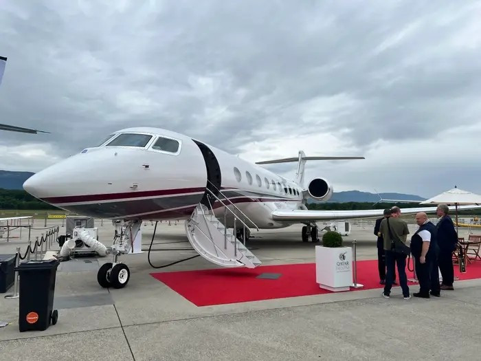 G700 là máy bay phản lực tư nhân lớn nhất, nhanh nhất và bay xa nhất từng được Gulfstream sản xuất. Ảnh: Business Insider